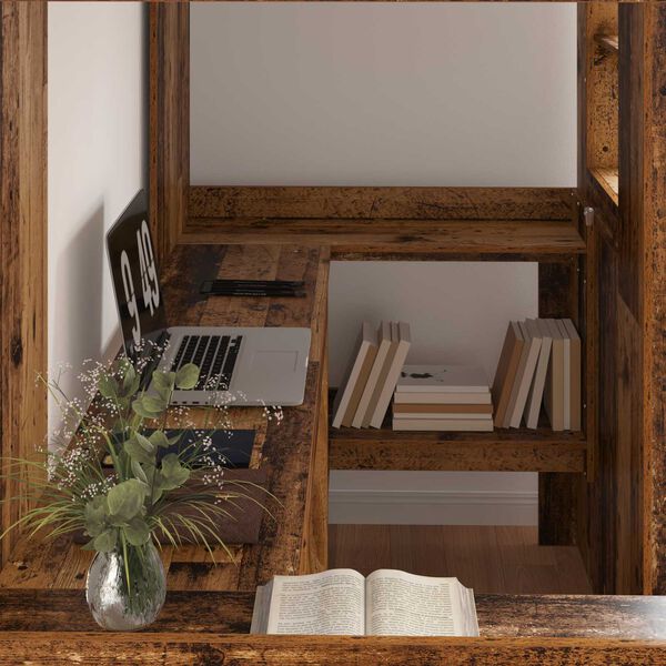 vidaXL Kerross&auml;ngyn runko ty&ouml;p&ouml;yd&auml;ll&auml; Vanha puu 98,5 x 200 cm