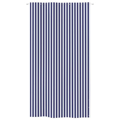 vidaXL Parvekkeen suoja sininen ja valkoinen 140x240 cm Oxford kangas