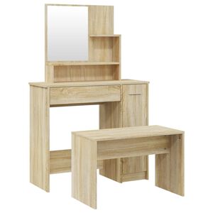 VidaXL Peilip&ouml;yt&auml;sarja Sonoma-tammi 86,5x35x136 cm