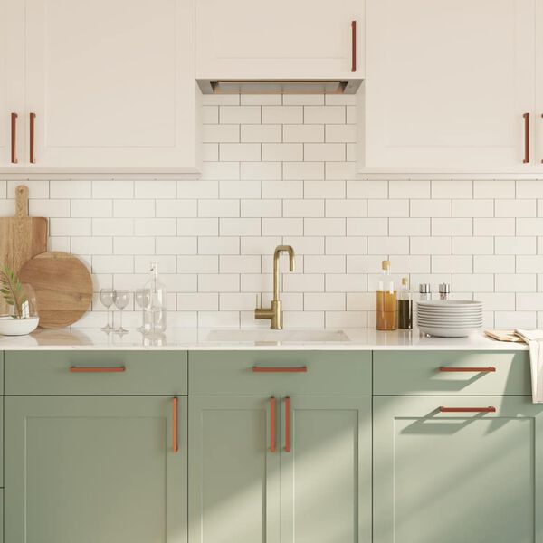 vidaXL Kaapin kahvat 10 kpl pronssi 160 mm ruostumaton teräs