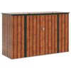 vidaXL Puutarhan s&auml;ilytyslaatikko Ruskea 214 x 82 x 132 cm Ter&auml;s