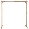 vidaXL H&auml;&auml;t Kaari Vaaleanruskea 225 x 95 x 226 cm Massiivinen m&auml;nty