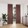 vidaXL Pimennysverhot koukuilla 2 kpl sametti pinkki 140x245 cm