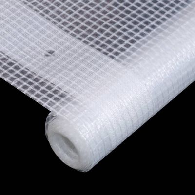 vidaXL Leno suojapeite 260 g/m² 1,5x10 m valkoinen