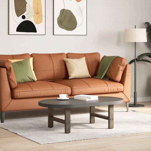 vidaXL Sohvap&ouml;yd&auml;n jalat, luonnonv&auml;rinen ter&auml;s, 2 kpl, 50 x (30-31) cm, ter&auml;s