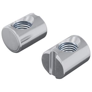 vidaXL Barrel-pultit 2 kpl Hopea M6 x 13 mm Metalli