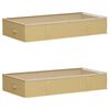 vidaXL S&auml;ilytyslaatikko l&auml;pin&auml;kyv&auml;ll&auml; yl&auml;ikkunalla 2 pcs Kerma