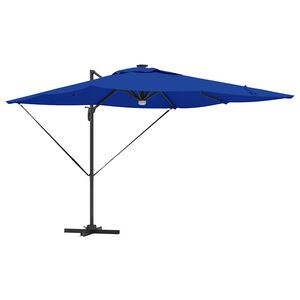 vidaXL Roma aurinkovarjo LED -nauhavalot Sininen 286 x 284 x 270 cm