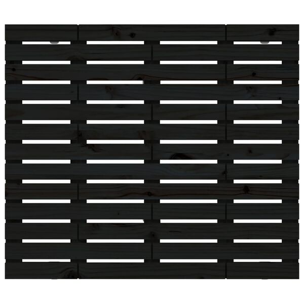 vidaXL S&auml;ngynp&auml;&auml;ty sein&auml;lle musta 81x3x91,5 cm t&auml;ysi m&auml;nty