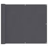 vidaXL Parvekesuoja antrasiitti 90x800 cm 100% Oxford polyesteri