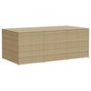 vidaXL Puutarhan s&auml;ilytyslaatikko beige sekoitus 984 l polyrottinki