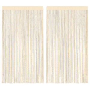 vidaXL String-verhot 2 kpl 100x250 cm Kerma