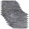 vidaXL Mosaiikkilaatat Harmaa 30 x 30 cm Marmori