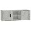vidaXL TV-taso betoninharmaa 100x31,5x35 cm tekninen puu