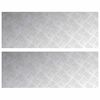 vidaXL Portaan askelma 2 kpl 80 x 30 cm Hopea Alumiini Suorakaide