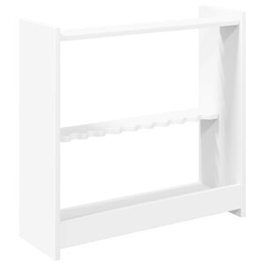 vidaXL Biljardikeppiteline Tekninen puu 60 x 20 x 57 cm valkoinen