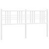 vidaXL Metallinen vaihtop&auml;&auml;ty valkoinen 160 cm