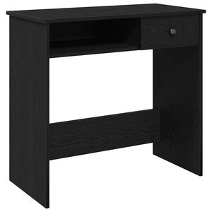 vidaXL Ty&ouml;p&ouml;yt&auml; musta 80x40x75 cm lastulevy