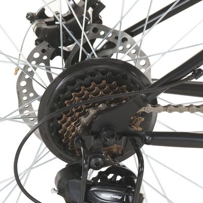 vidaXL Maastopyörä 21 vaihdetta 27,5" renkaat 42 cm runko musta