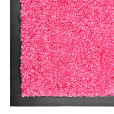 vidaXL Ovimatto pestävä pinkki 120x180 cm