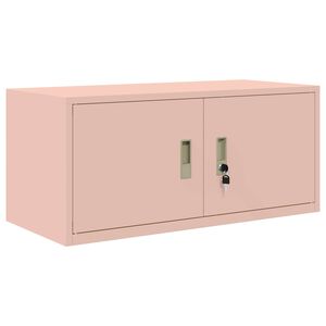 vidaXL S&auml;ilytyskaappi Pinkki 90 x 40 x 40 cm Ter&auml;s