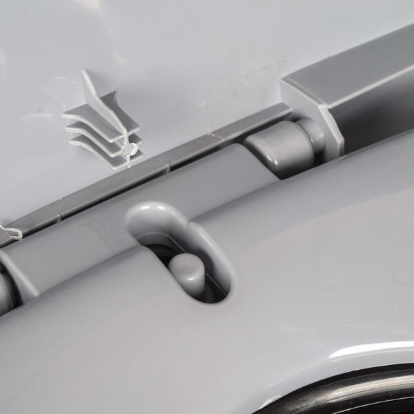 Bo-Camp Kannettava wc-pönttö 7 l harmaa