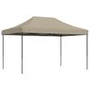 vidaXL Taitettava pop-up juhlateltta taupe 440x292x315 cm