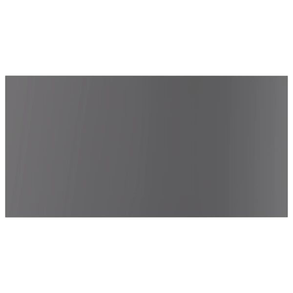 vidaXL Kirjahyllytasot 4 kpl korkeakiilto harmaa 60x30x1,5cm lastulevy