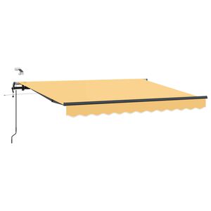 vidaXL Vedett&auml;v&auml; markiisi Hiekka 300 x 250 cm Polyesteri