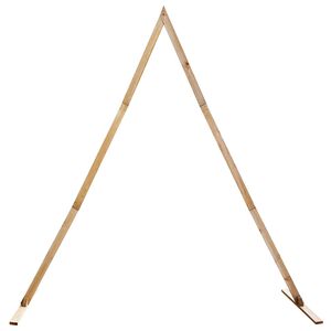 vidaXL H&auml;&auml;t Kaari Vaaleanruskea 202 x 95 x 254 cm Massiivinen m&auml;nty