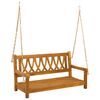 vidaXL Puutarhakeinu 2 -Seater 110 x 56 x 58 cm Tihe&auml; akasiapuu