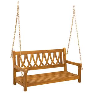 vidaXL Puutarhakeinu 2 -Seater 110 x 56 x 58 cm Tihe&auml; akasiapuu