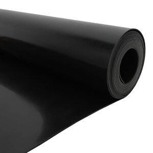 vidaXL Juurieste Musta 0,7 x 3 m Polyeteeni
