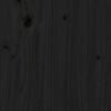 vidaXL S&auml;ngynrunko p&auml;&auml;dyll&auml; musta 200x200 cm t&auml;ysi puu