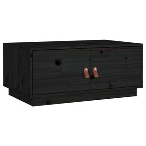 vidaXL Sohvap&ouml;yt&auml; musta 80x50x35 cm t&auml;ysi m&auml;nty