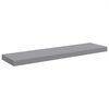 vidaXL Kelluvat sein&auml;hyllyt 4 kpl harmaa 90x23,5x3,8cm MDF