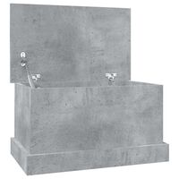 vidaXL Säilytyslaatikko betoninharmaa 50x30x28 cm tekninen puu