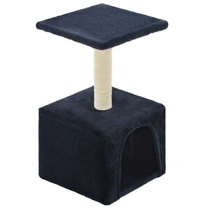 vidaXL Kissan raapimispuu sisal-pylv&auml;&auml;ll&auml; 55 cm tummansininen