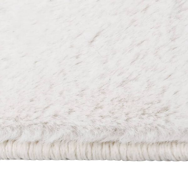 vidaXL Matto j&auml;niksen tekoturkis 200x300 cm kerma