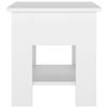vidaXL Sohvapöytä valkoinen 40x40x42 cm tekninen puu