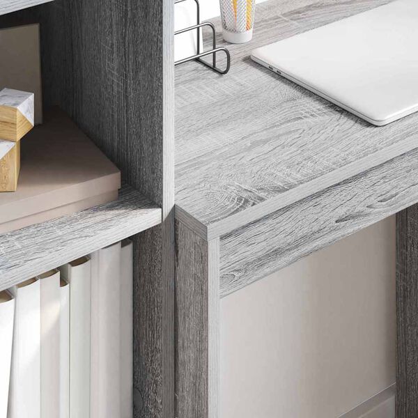 vidaXL P&ouml;yt&auml; laatikon kanssa 2 pcs Harmaa Sonoma