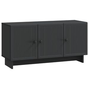 vidaXL TV-kaappi Musta 99 x 34,5 x 50 cm Tekninen puu
