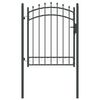 vidaXL Aitausportti piikeill&auml; EMMEN 150 x 100 cm Jauhemaalattu ter&auml;s