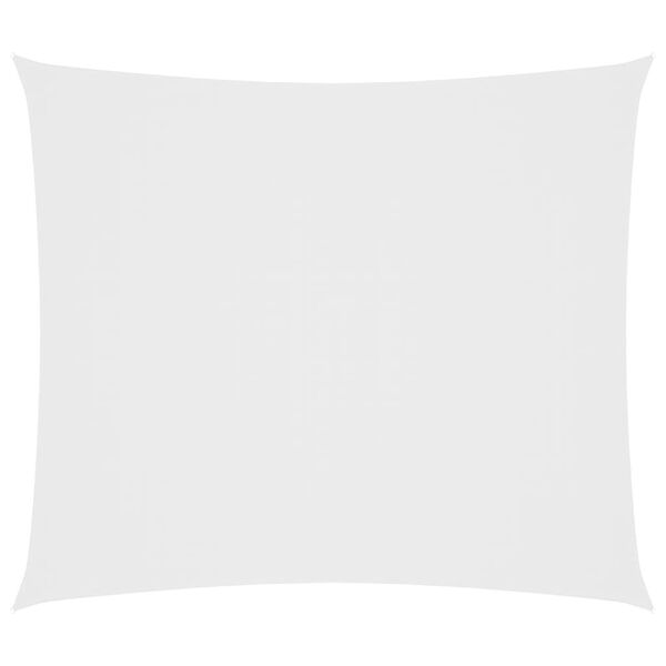 vidaXL Aurinkopurje Oxford-kangas suorakaide 2x2,5 m valkoinen