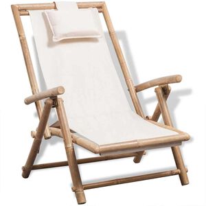 vidaXL Rantatuoli bambu