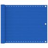 vidaXL Parvekkeen suoja sininen 75x300 cm HDPE