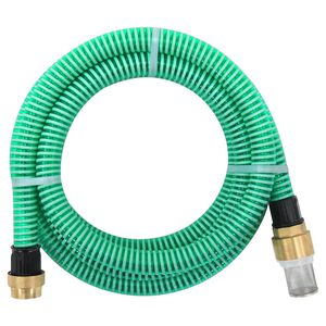 vidaXL Imuletku messinkiliittimill&auml; vihre&auml; 1,1" 3 m PVC