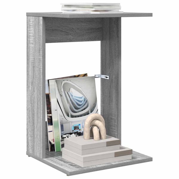 vidaXL Sivup&ouml;yt&auml; Harmaa Sonoma 40 x 38 x 62,5 cm Tekninen puu