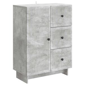 vidaXL Sivup&ouml;yt&auml; Betoninharmaa 66 x 34,5 x 90 cm Tekninen puu