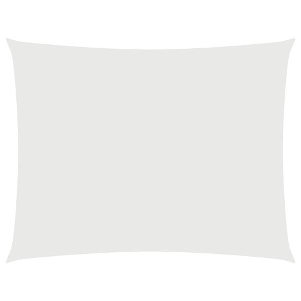 vidaXL Aurinkopurje Oxford-kangas suorakaide 3,5x4,5 m valkoinen